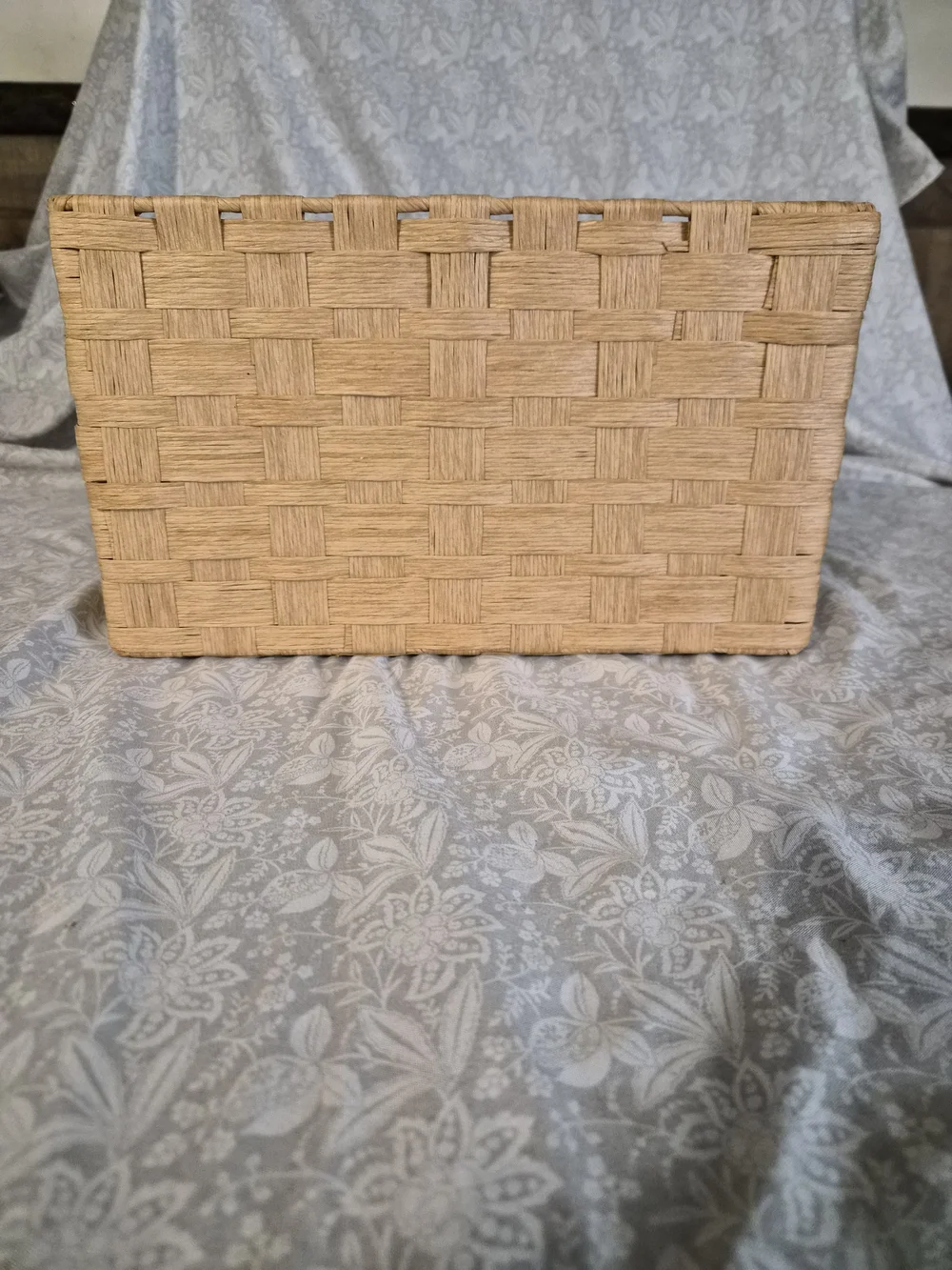Woven Natural Storage Basket - Neutral Tan